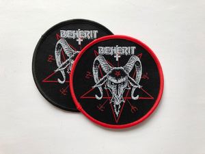 芬兰黑金属  Beherit金属 乐队 布标 patch