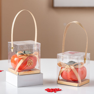 结婚喜糖盒罐糖果盒伴手礼盒订婚陶瓷柿子罐创意包装盒子空盒