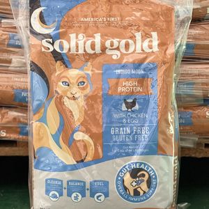 Solid Gold金素12磅猫粮幼猫成猫全价金装金素鸡肉每日营养鸡肉肉