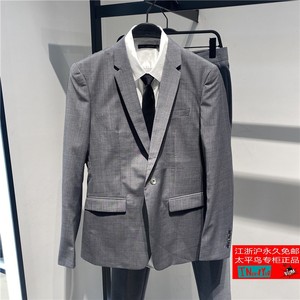 太平鸟男装春季专柜新款西服韩版修身商务西装男士时尚潮流绅士