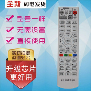 山东潍坊 青州有线数字电视 广电通用型 机顶盒遥控器 潍坊遥控器
