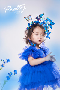 儿童摄影主题服装新款希子童装1-2岁女孩影楼拍照衣服韩版潮童裙