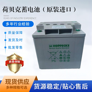 HOPPECKE荷贝克蓄电池SB12V100AH50AH60AH80AH110A机房 专用电池