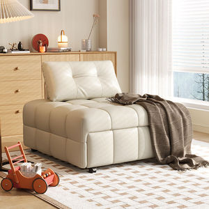 简约现代沙发床可折叠伸缩推拉多功能网红懒人沙发客厅单人沙发椅