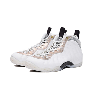 Nike Air Foamposite One 白银大理石喷泡奶茶喷篮球鞋AA3963-101