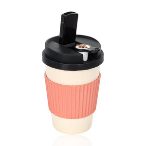 跨境热款创意咖啡杯造型便携式水烟壶可降解水烟斗时尚环保 PIPE