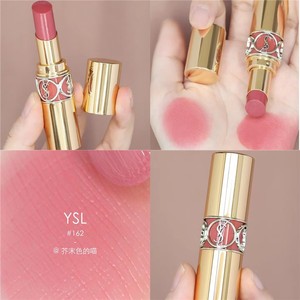 YSL/圣罗兰新品圆管唇膏口红 161 甜蔷薇红 162 白桃蜜茶