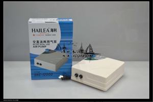 HAILEA海利UAS-12000交直流两用气泵鱼缸充气泵氧气泵充电气泵