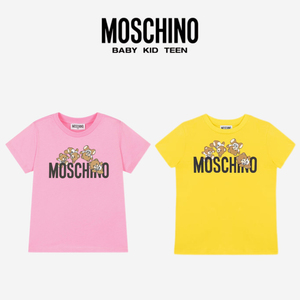 意大利当季新款 代购 正品莫斯奇诺MOSCHINO童装 四只小熊短袖T恤
