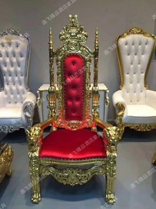 新古典欧式沙发椅高档后现代酒店大厅装饰椅形象虎头椅国王简易