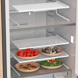 冰箱内部置物架塑料隔层板可叠加收纳神器分层架隔层橱柜镂空整理