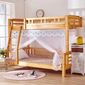 子母床上下床蚊帐家用上下铺梯形下铺1.2米双层高低儿童高架床1.5