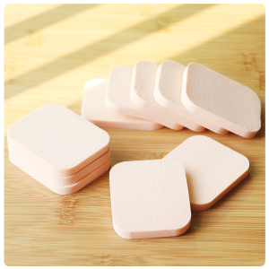 【20片】粉扑干湿两用粉扑气垫随身圆形方形粉饼专用替换海绵粉扑