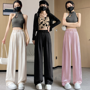 IEF/爱依服旗舰店2024春夏新款爱衣服女装官网正品中式阔腿休闲裤