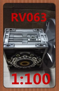 NMRV  涡轮蜗杆减速机 RV063 1:100 输入孔19键6   WJ60-100-80B5
