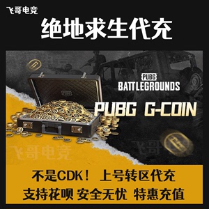 绝地求生G币充值PUBG代充m762物资包神秘市场11200GGCOIN充钱卡