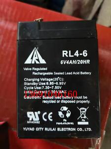 瑞莱电池 贝晨蓄电池 电子称 秤配件4V4a 6V4a地磅秤 计价秤电瓶