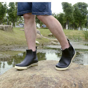 新品雨鞋男女雨靴环保矮帮低帮短筒学生平底水鞋胶鞋钓鱼鞋