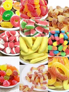 德国品牌生产橡皮糖儿童零食糖果散装香蕉形香蕉船形水果软糖包邮