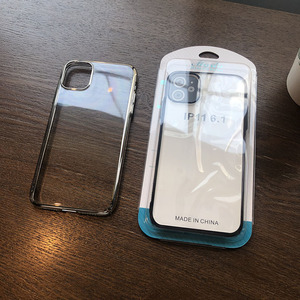 电镀硬壳适用于苹果11pro手机壳12透明iphone8plus黑14超薄xr潮13银色14pro高级感promax透明xsmax商务个性xs