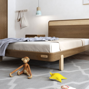 儿童床实木床卧室家具组合套装北欧简约青少年双人床1.21.5m