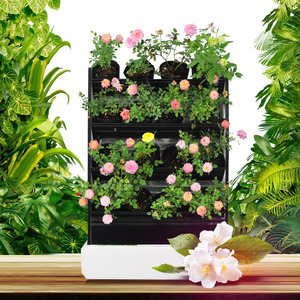 智能植物墙壁挂真植物盆栽室内全自动浇水植物花架创意装饰绿植墙