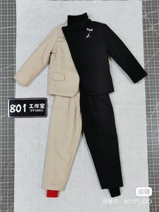 (预售)1/6兵人服装-陈奕迅,DUO演唱会西装套装包含上衣裤子和袜子