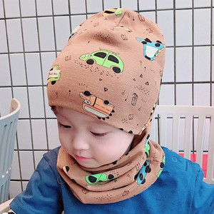 儿童帽子冬季1-8岁宝宝毛线帽2韩版秋冬洋气纯棉男童女童个性帽潮