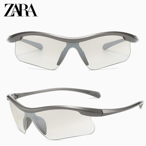 ZARA墨镜女户外运动眼镜骑行防风护目镜登山防紫外线男款太阳镜潮