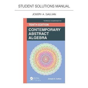 按需印刷Student Solutions Manual for Gallian's Contemporary Abstract Algebra[9780367766801]