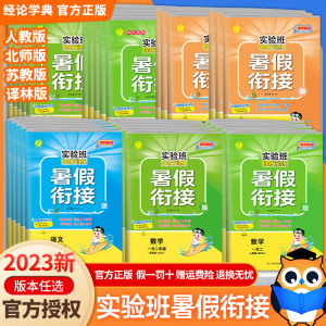 2023实验班提优训练暑假衔接一升二升三升四升五升六年级语文数学英语全套人教版北师大苏教版专项训练同步练习册假期复习预习资料