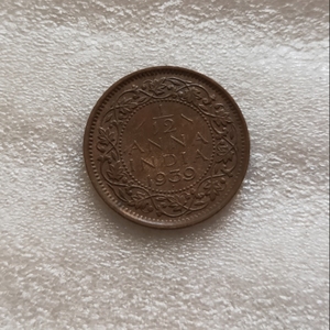 毛里求斯硬币1939年乔治六世1/12安娜小铜币欧洲钱币保真按图发货