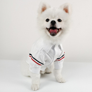 新款狗狗白色衬衫礼服西装婚礼休闲灰色衣服法斗博美泰迪小型犬