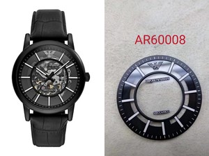 阿玛尼Armani原装字面AR60008正品黑色男装表盘字盘表面 手表配件