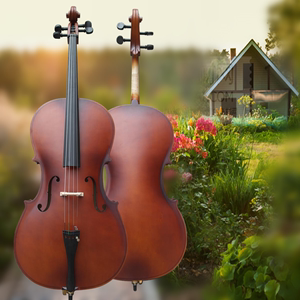 中兴高档全手工实木大提琴考级成人儿童初学者大提琴哑光正品乐器
