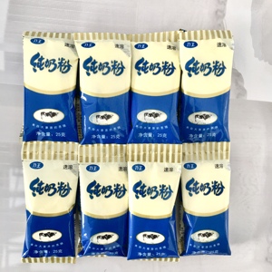 乃王纯奶粉25g独立小包装内蒙古全脂牛奶粉学生冲泡早餐烘焙材料