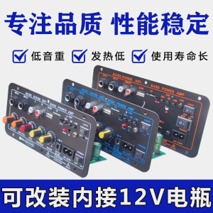 D100特大功率蓝牙功放板220V12v24v户外拉杆箱改装音响低音炮主板