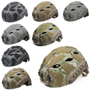 龙腾升级战术头盔SF碳纤维带孔版透气野战登山跳伞骑行安全帽H016