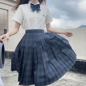 香草圆子jk制服【青山黛】海苔正品同格成品布长款格裙
