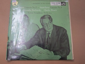 肖邦 第二 圣桑 第四钢琴协奏曲 布莱洛夫斯基/明希 LP黑胶唱片
