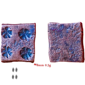 孔雀王朝时期-毗底沙地区印记铜币2-E6c