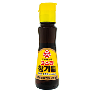韩国不倒翁芝麻油奥土基香油拌饭做汤煎蛋炒饭110ml小瓶装