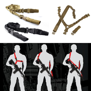 美式双点战术枪绳单点尼龙挂绳单反多功能户外任务绳两点战术背带