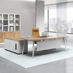 广州老板桌办公桌班台经理桌办公室家具主管办公桌椅组合简约现代