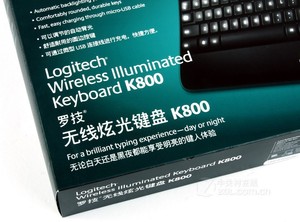 正品 现货 X架构 罗技Logitech K800 感应背光 高端键盘