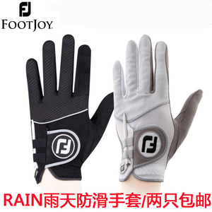 热卖Footjoy高尔夫手套FJ男士雨天防水防滑手套透气舒适款布手套