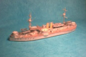 北洋水师定远号战舰(清朝) 1:700 纸模型电子版图纸