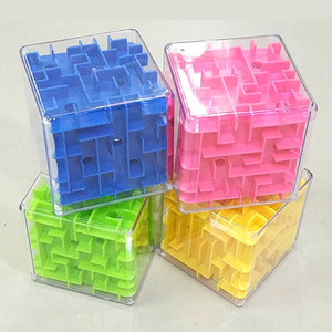 六面翻转正方形魔方立体迷宫球走珠3D闯关儿童成人手头益智玩具