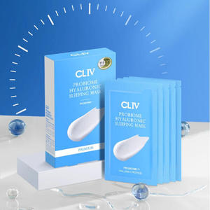 CLIV皙俪思乳酸菌玻尿酸睡眠免洗涂抹面膜补水保湿10片装