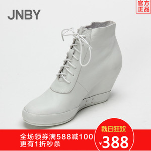 JNBY/江南布衣 全新女式时尚百搭休闲简约牛皮革女鞋…